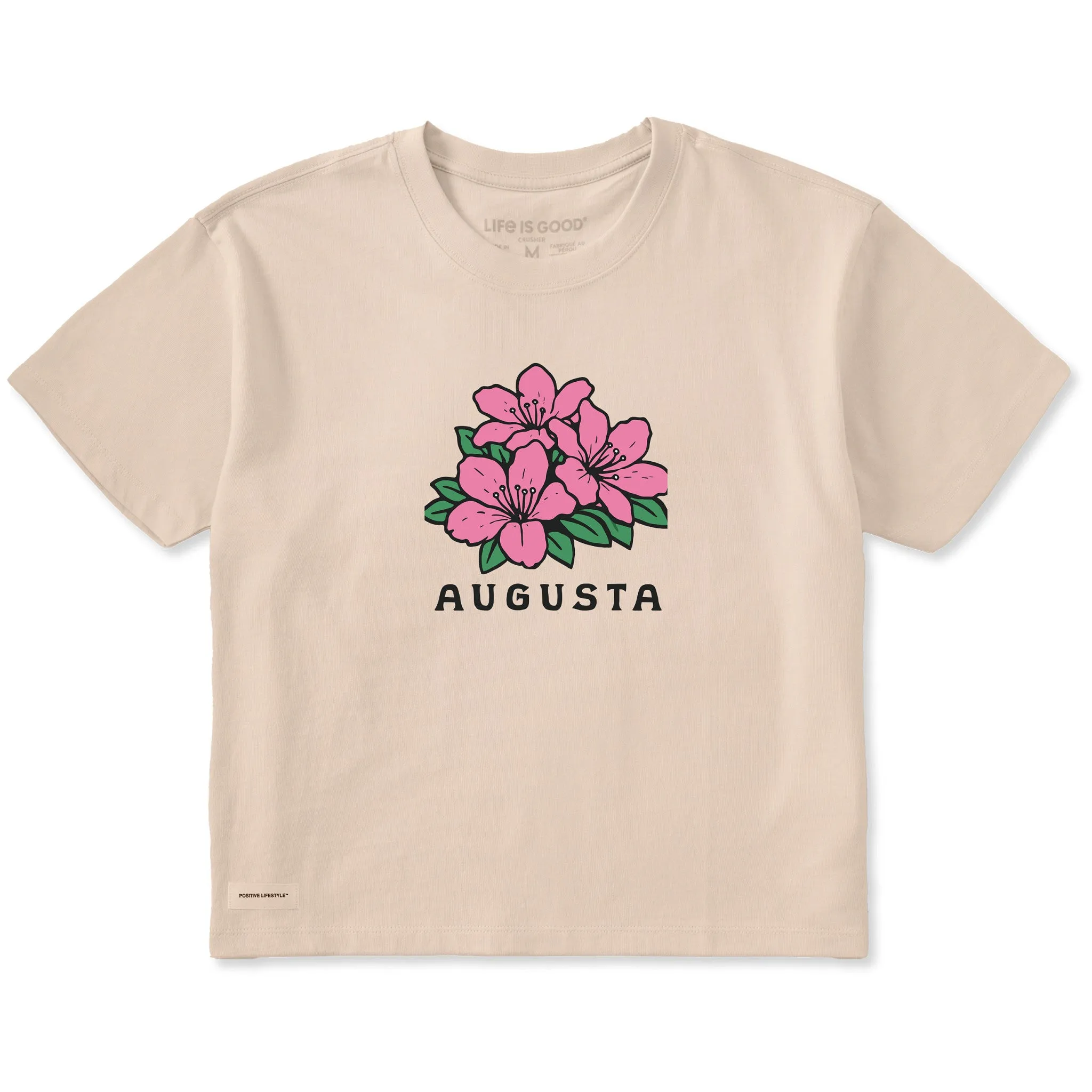 Women's Augusta Azaleas Short Sleeve Crusher Boxy Tee sold by Life is Good