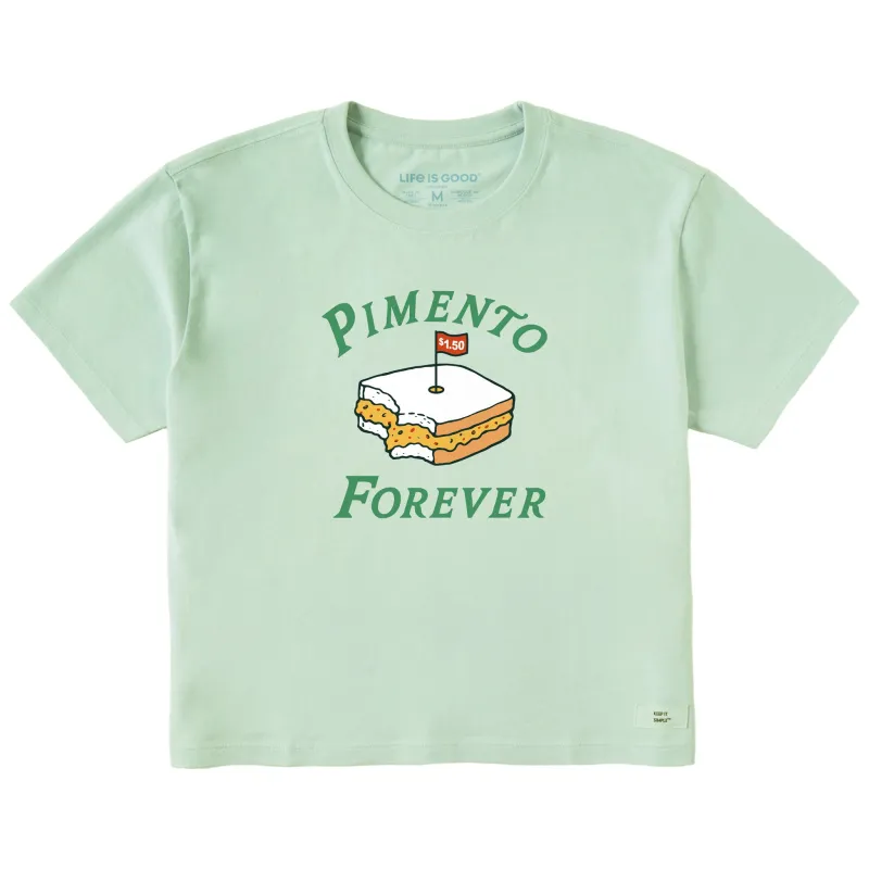 Women's Pimento Forever Short Sleeve Crusher Boxy Tee made by Life is Good