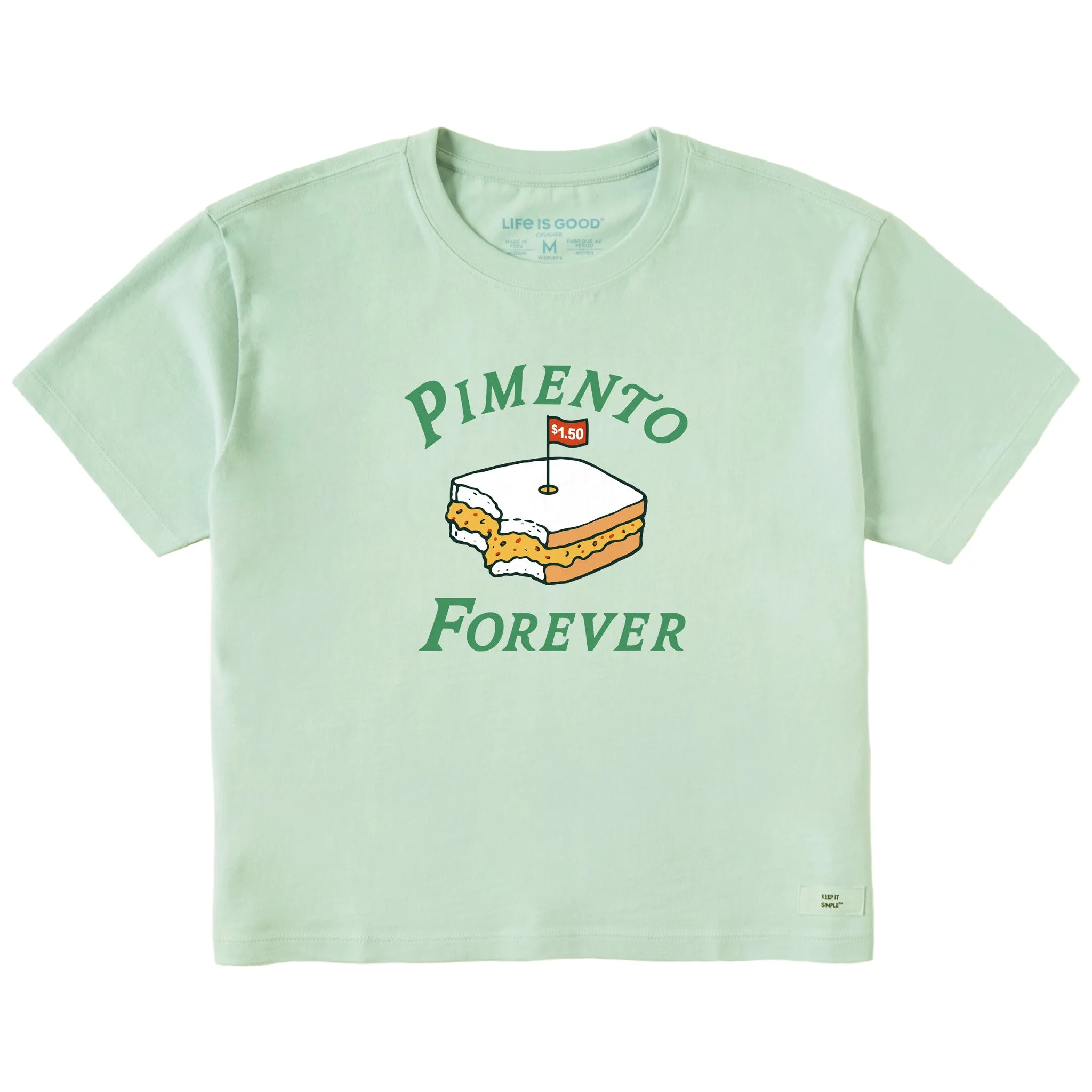 Women's Pimento Forever Short Sleeve Crusher Boxy Tee sold by Life is Good