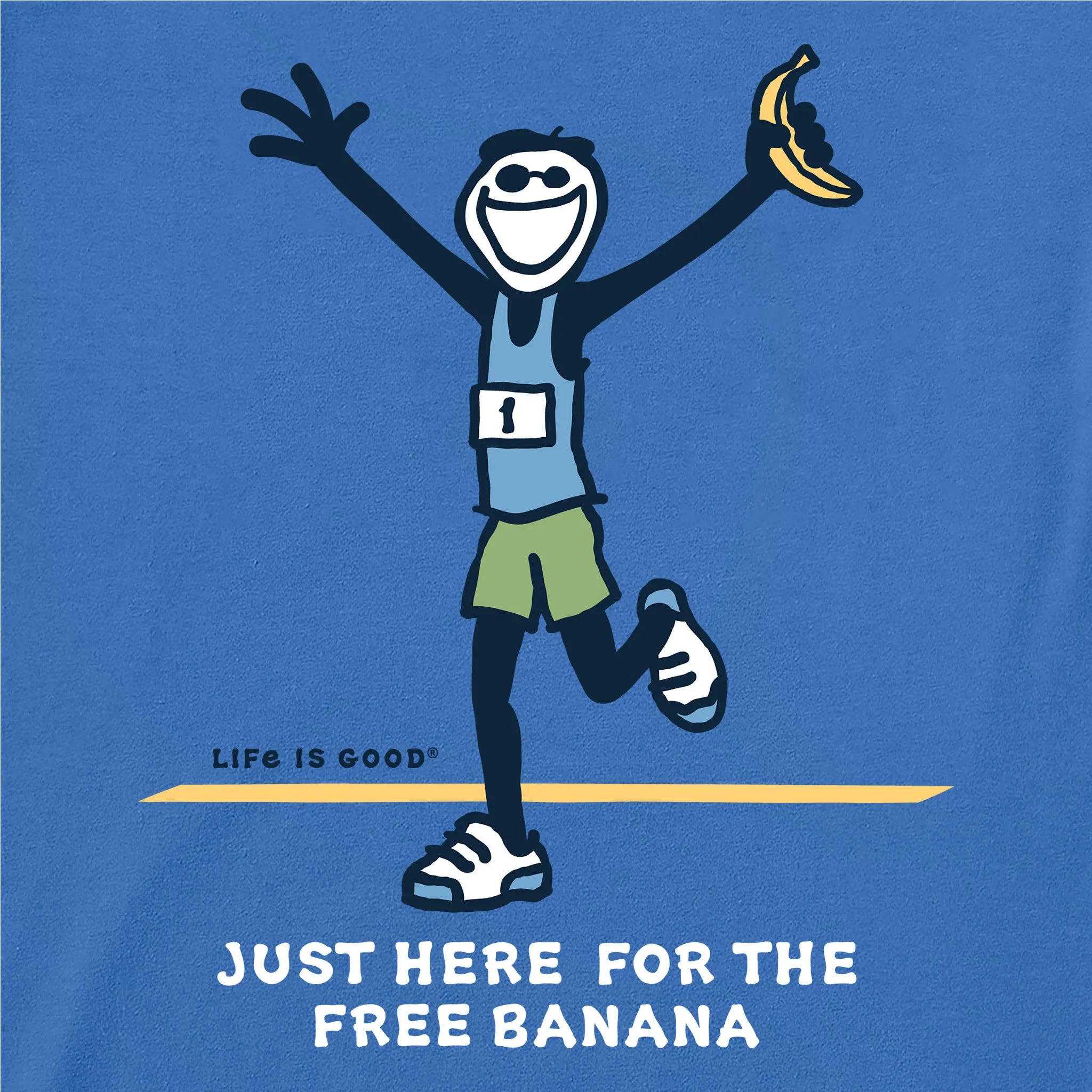 Men's Free Banana Short Sleeve Crusher Tee sold by Life is Good product image thumbnail 2