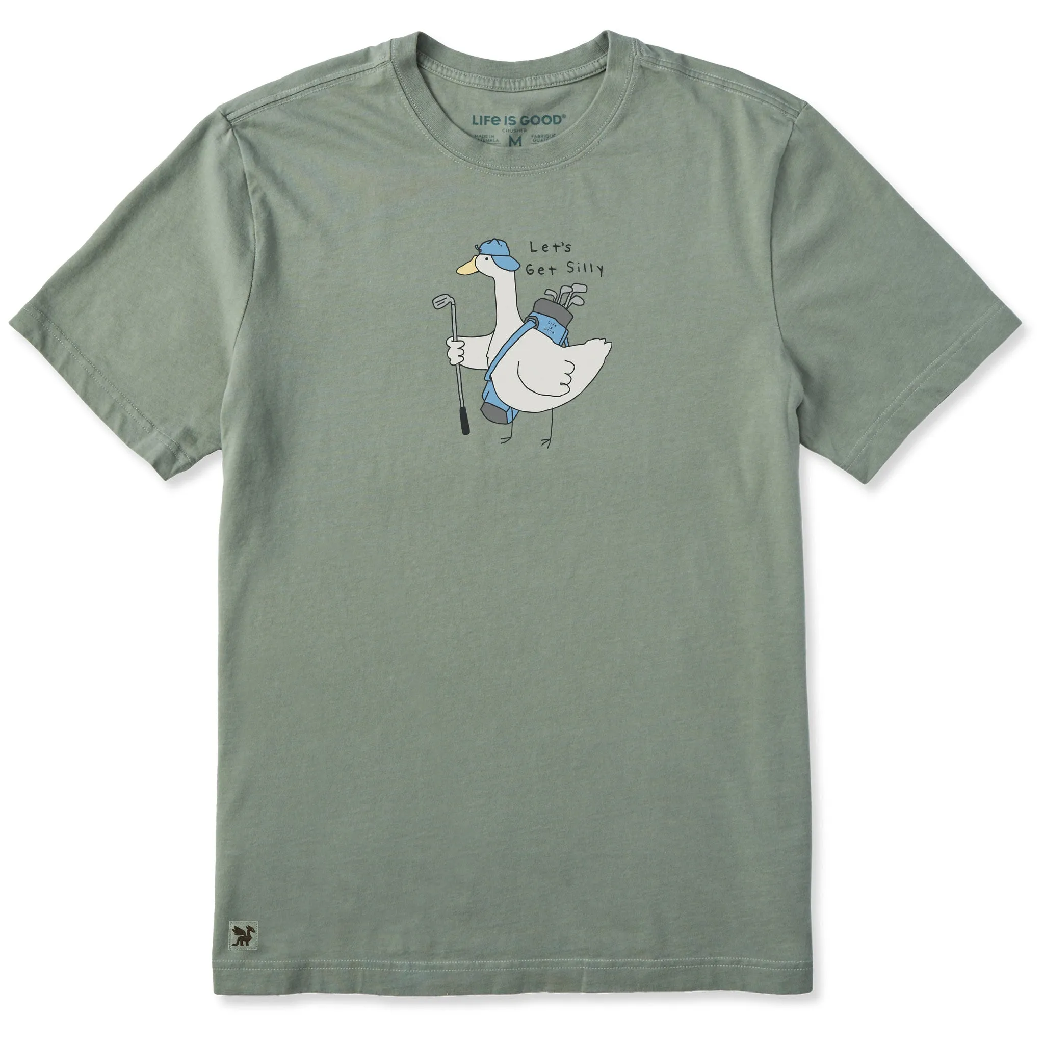 Men's Let's Get Silly Golf Short Sleeve Crusher Tee sold by Life is Good