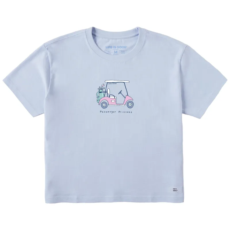 Women's Passenger Princess Short Sleeve Crusher Boxy Tee made by Life is Good