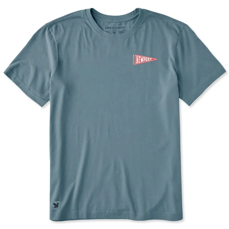 Men's Newport Pennant Short Sleeve Crusher Tee made by Life is Good
