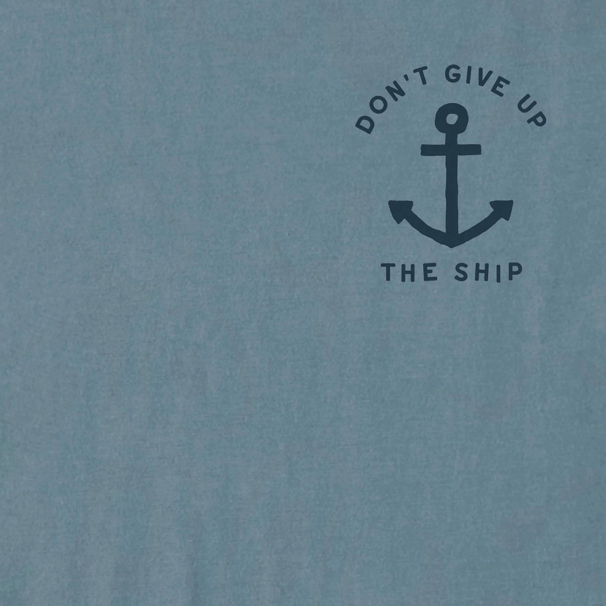 Men's Don't Give Up the Ship Anchor Short Sleeve Crusher Tee sold by Life is Good product image thumbnail 2