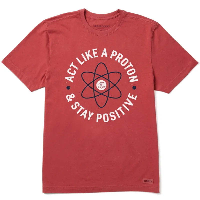 Men's Act Like A Proton Short Sleeve Crusher Tee made by Life is Good