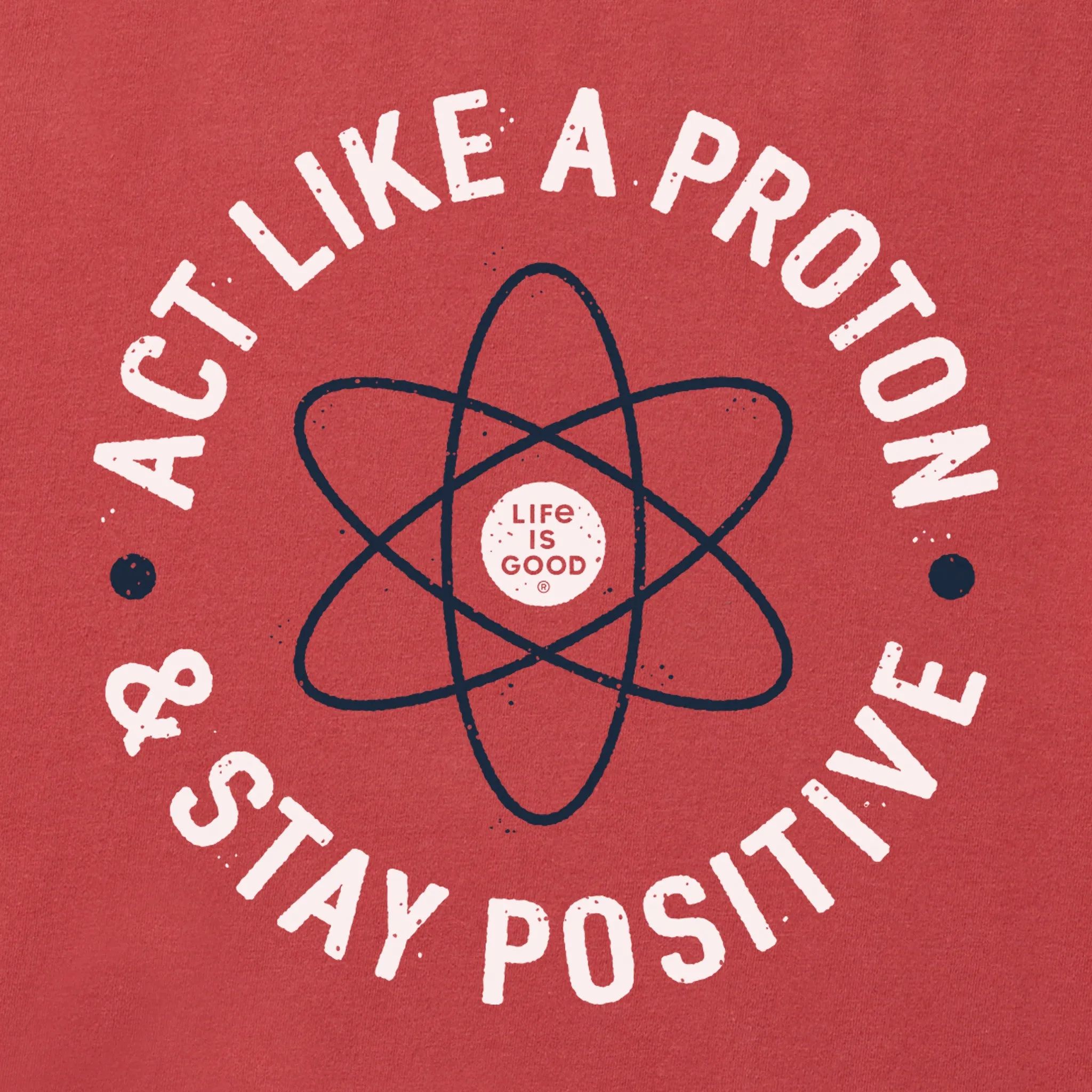 Men's Act Like A Proton Short Sleeve Crusher Tee sold by Life is Good product image thumbnail 2
