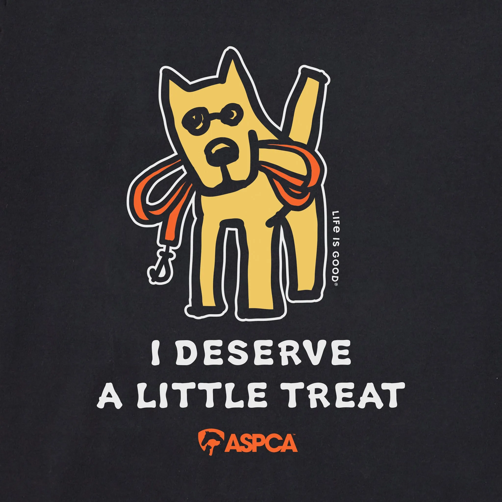 Women's LIG x ASPCA Rocket Treat Short Sleeve Crusher Tee sold by Life is Good product image thumbnail 2