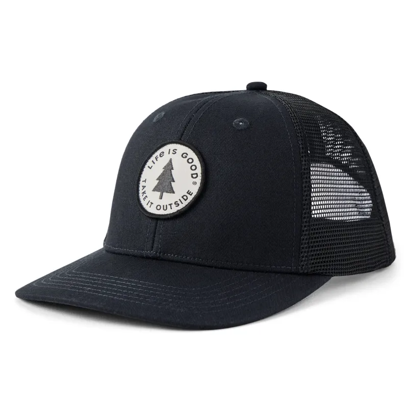 Adult Unisex Minimal Spruce Tree Trucker made by Life is Good