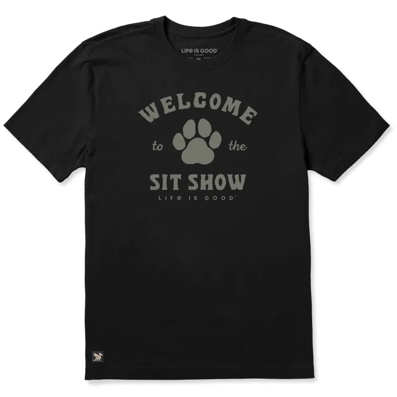 Men's Sit Show Paw Short Sleeve Tee made by Life is Good