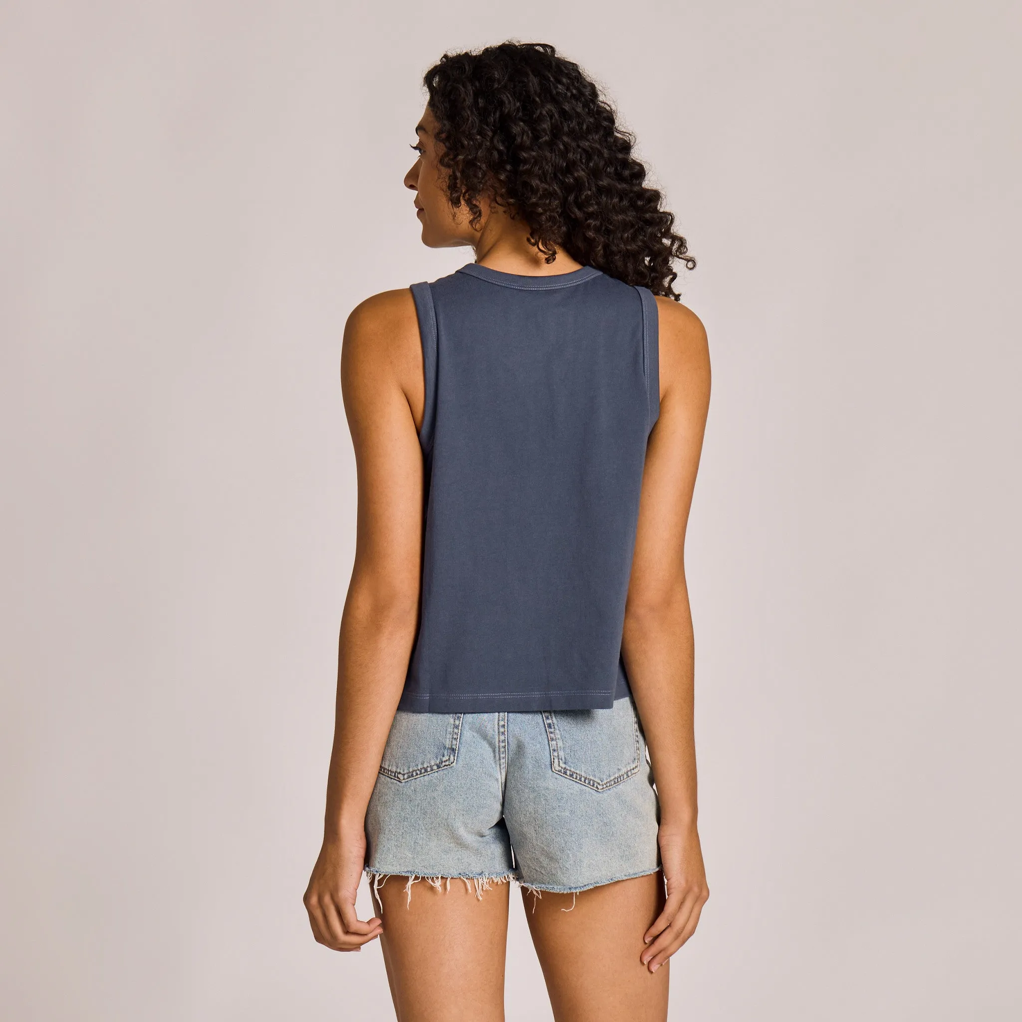 Women's Seashells by the Seashore Crusher Boxy Tank sold by Life is Good product image thumbnail 3