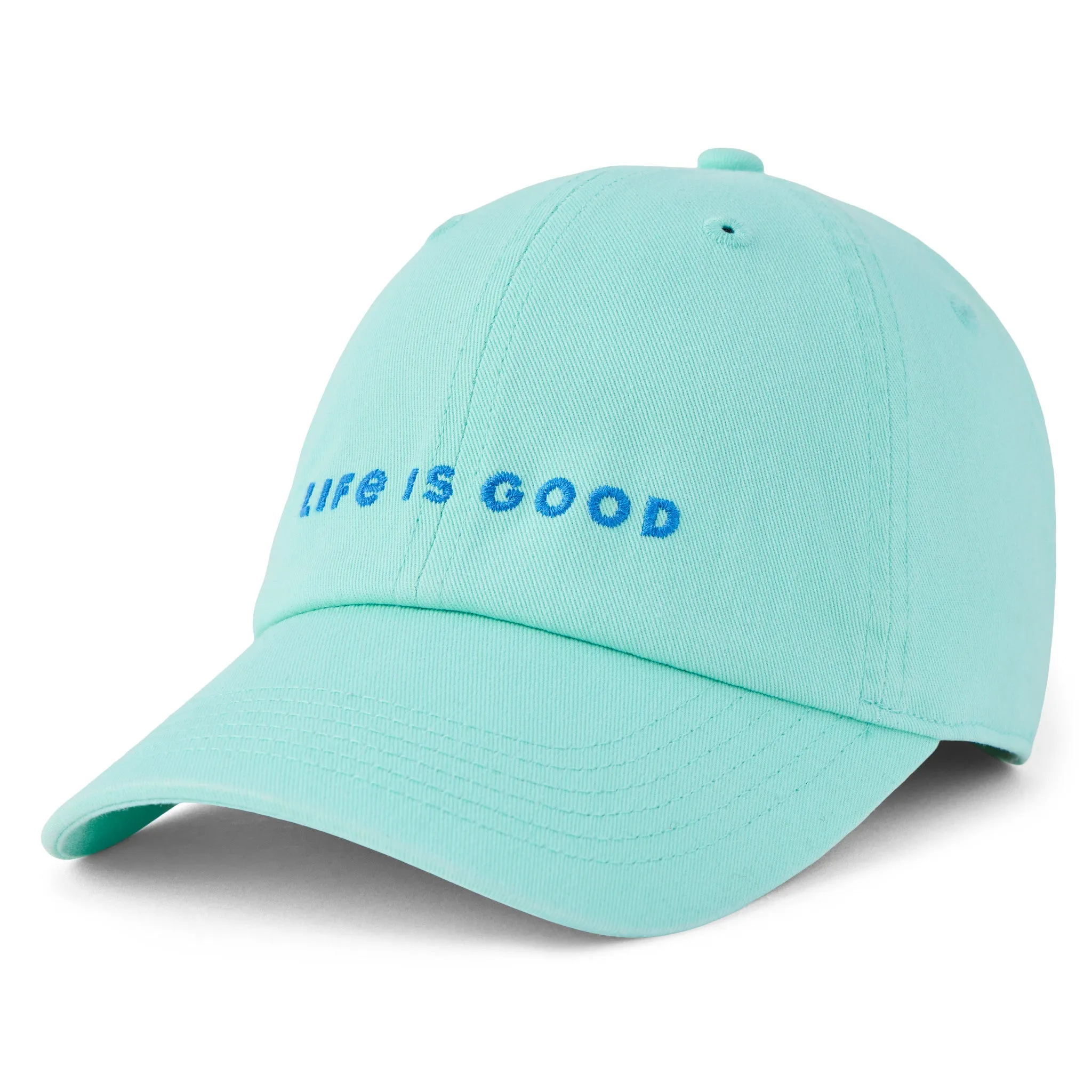 Adult Unisex Life is Good Wordmark Chill Cap sold by Life is Good
