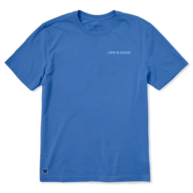 Men's Life is Good Short Sleeve Crusher-LITE Tee made by Life is Good