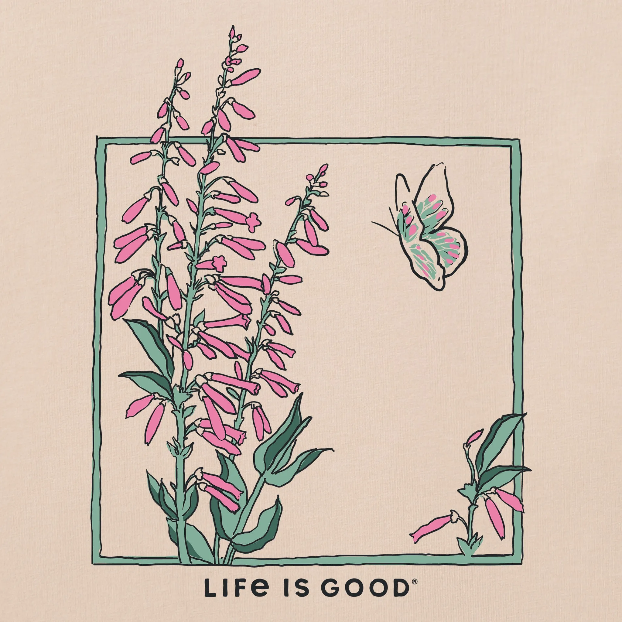 Women's Bugler Frame Long Sleeve Crusher Vee sold by Life is Good product image thumbnail 2