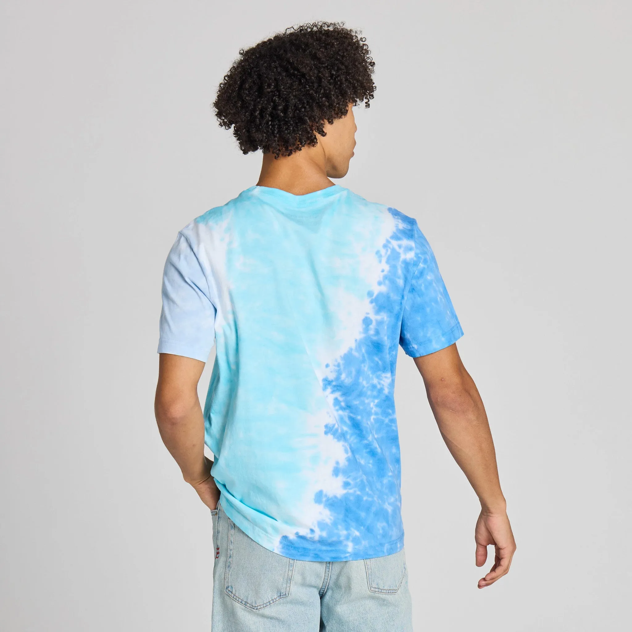 Men's Stacked Life is Good Men's Short Sleeve Crusher Tie-Dye Tee sold by Life is Good product image thumbnail 3