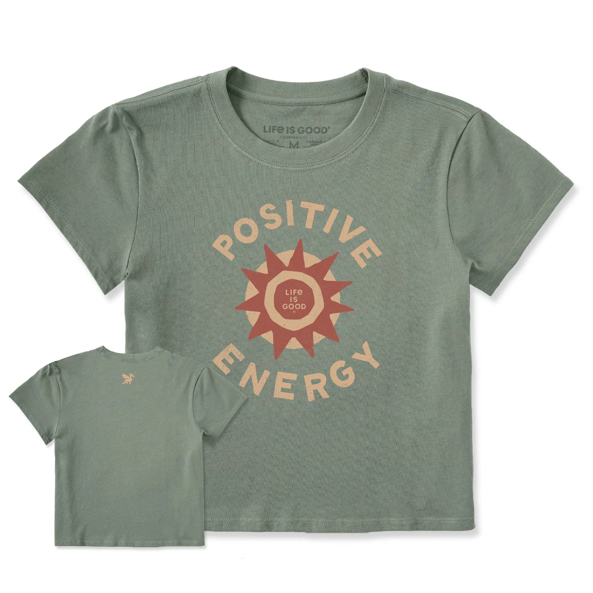 Women's Positive Energy Sunrays Crusher-LITE Shrunken Tee sold by Life is Good