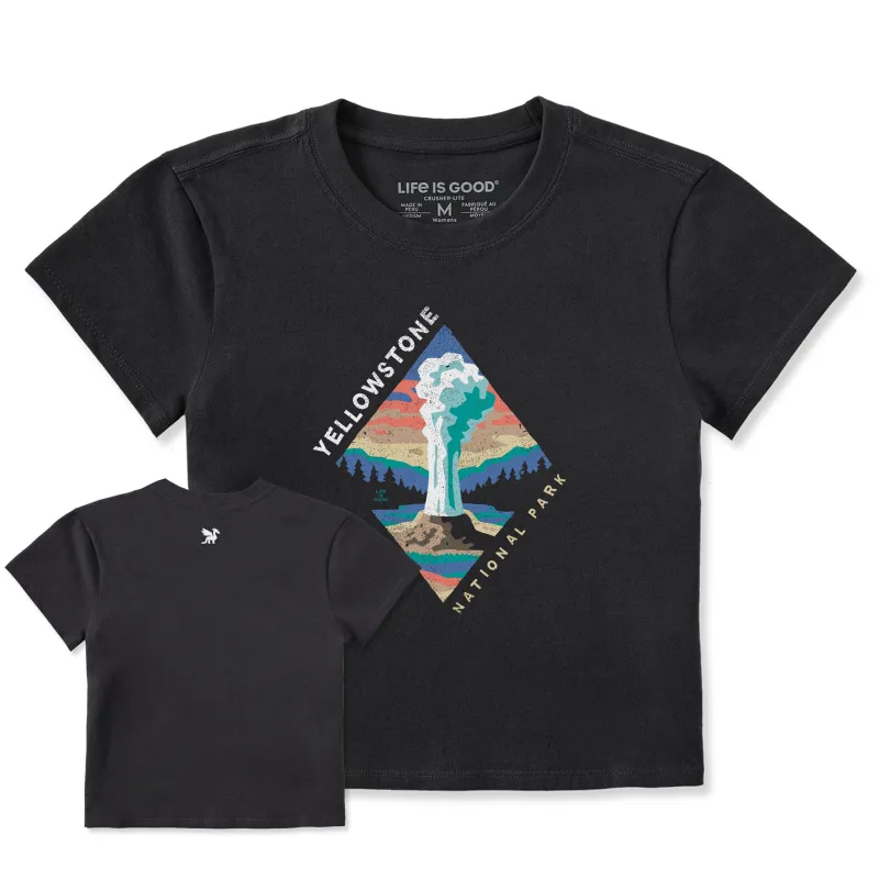 Women's Yellowstone Geyser Crusher-LITE Shrunken Tee made by Life is Good