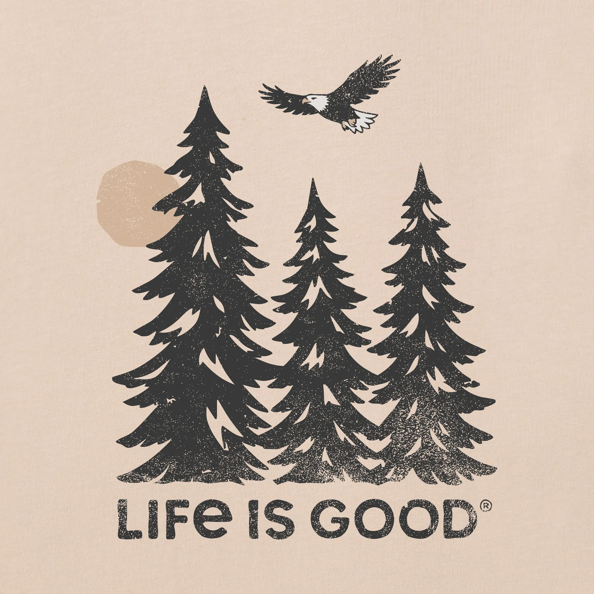 Men's Eagle Over Pines Short Sleeve Crusher Tee sold by Life is Good product image thumbnail 2