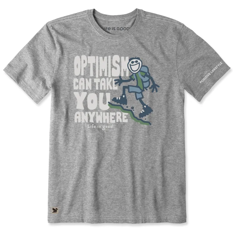 Men's Optimism Jake Short Sleeve Crusher Tee made by Life is Good