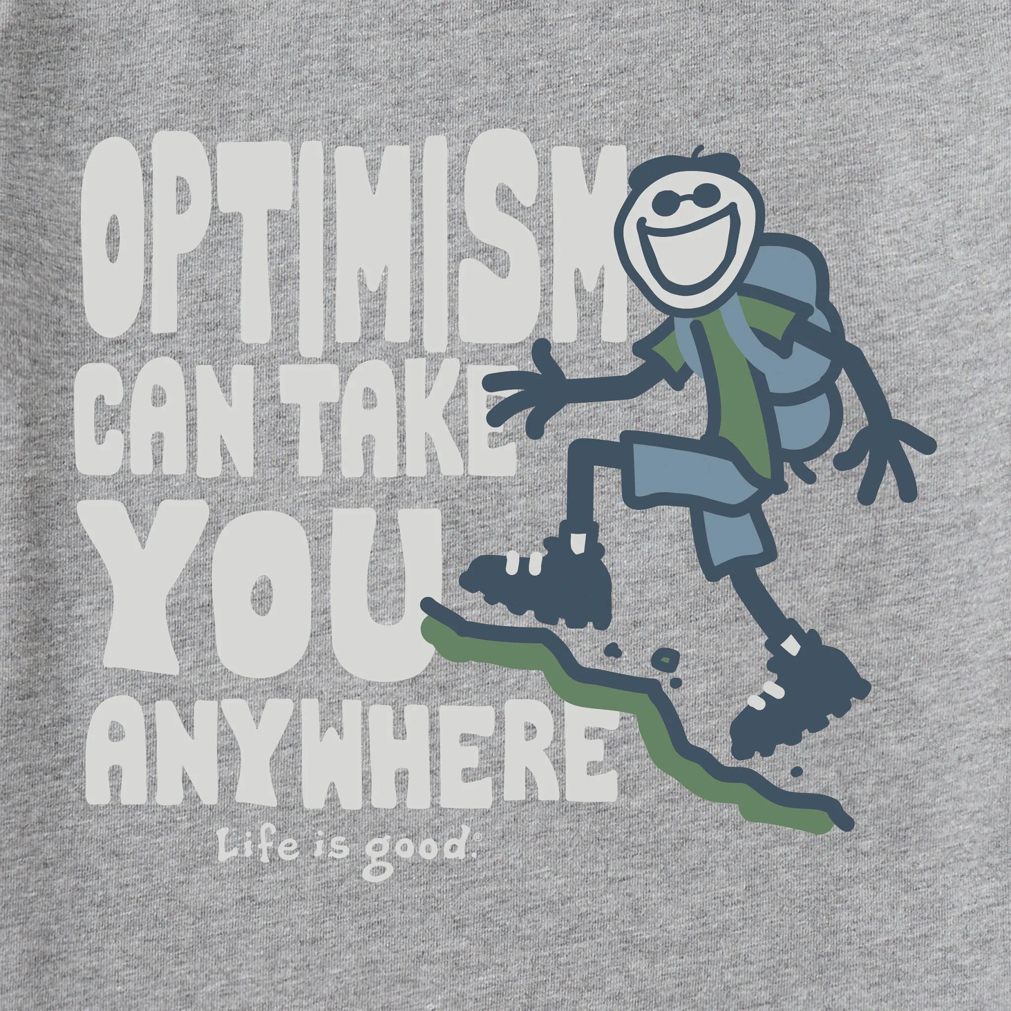Men's Optimism Jake Short Sleeve Crusher Tee sold by Life is Good product image thumbnail 2