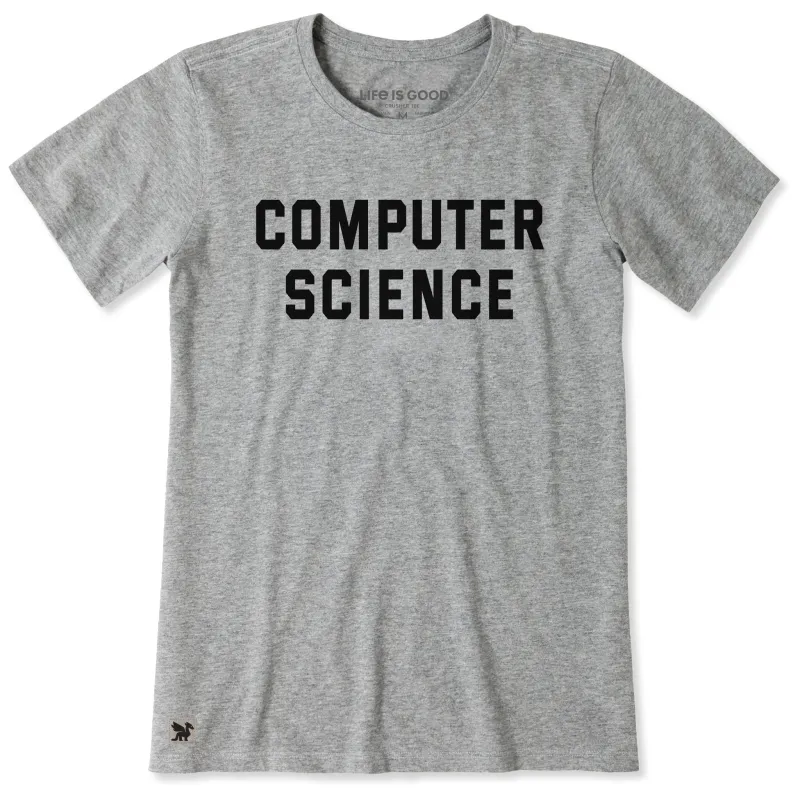 Women's Computer Science Major Short Sleeve Crusher Tee made by Life is Good