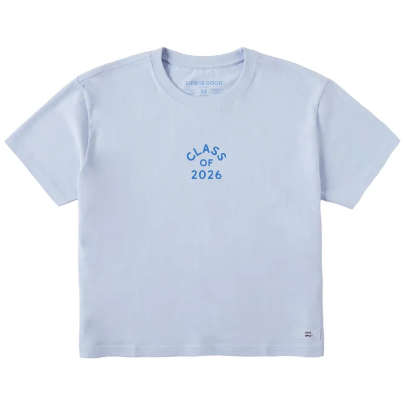 Women's Class of 2026 Short Sleeve Crusher Boxy Tee made by Life is Good