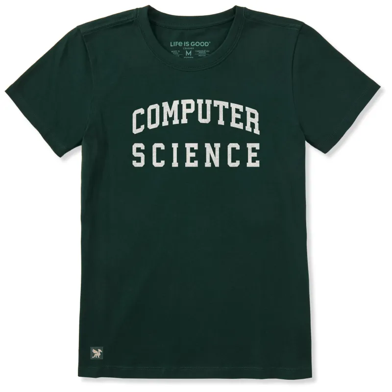 Women's Computer Science Arch Short Sleeve Crusher Tee made by Life is Good