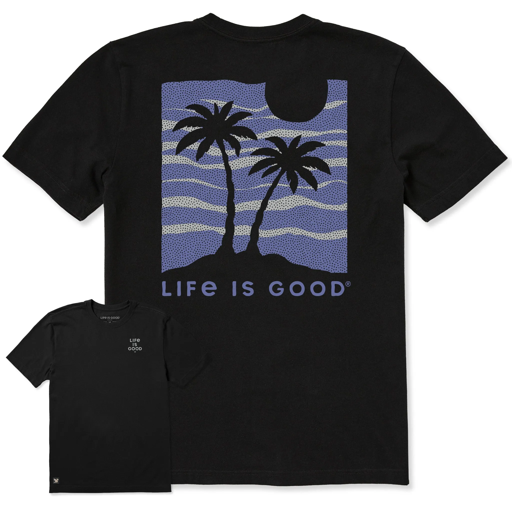 Men's Two Palms at Sunset Short Sleeve Tee sold by Life is Good product image thumbnail 4