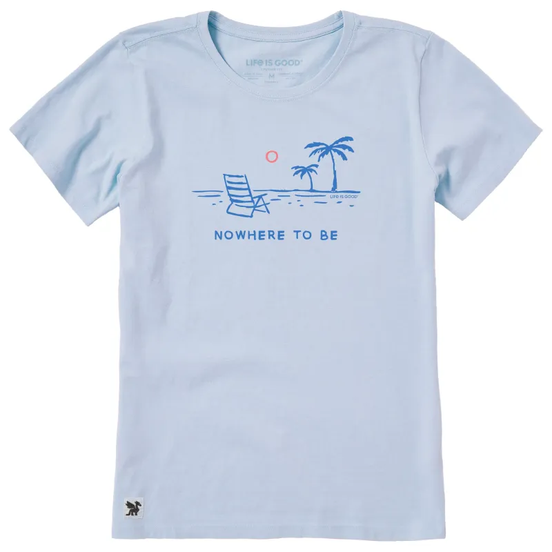 Women's Nowhere to Be Short Sleeve Crusher Tee made by Life is Good