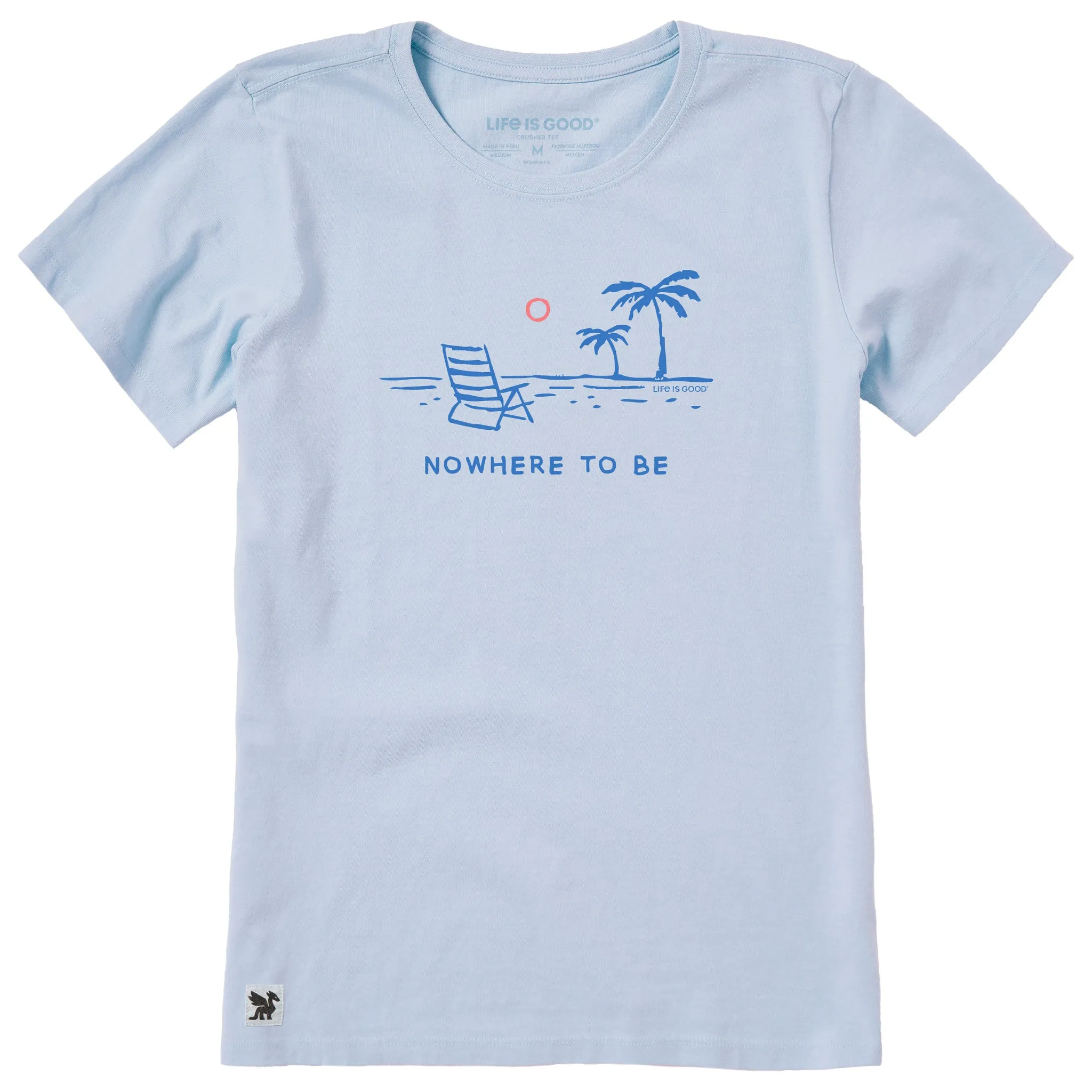 Women's Nowhere to Be Short Sleeve Crusher Tee sold by Life is Good