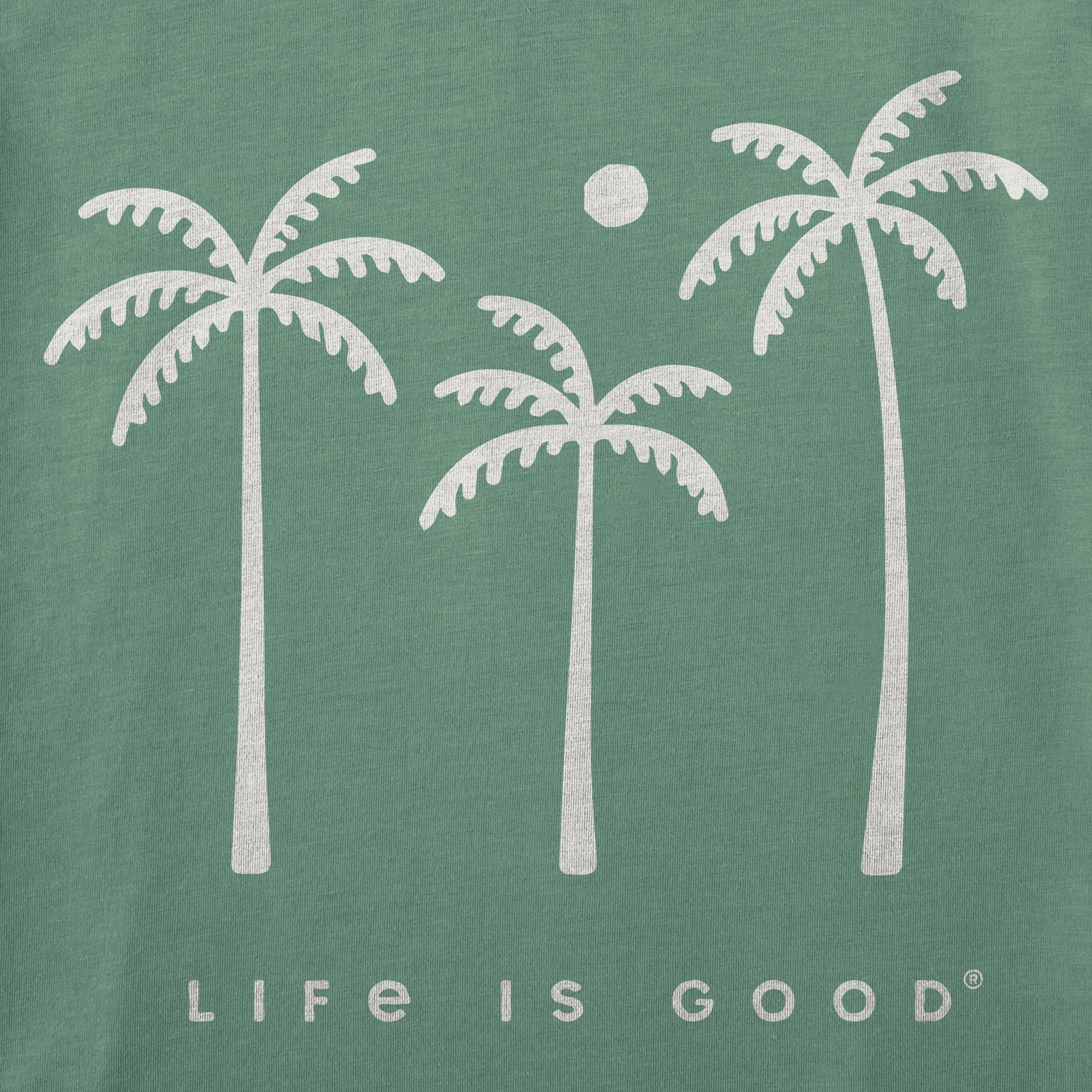 Women's Three Palm Trees Short Sleeve Crusher Tee sold by Life is Good product image thumbnail 2