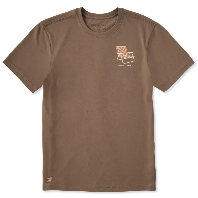 Men's Chill Beach Chair Short Sleeve Crusher Tee made by Life is Good