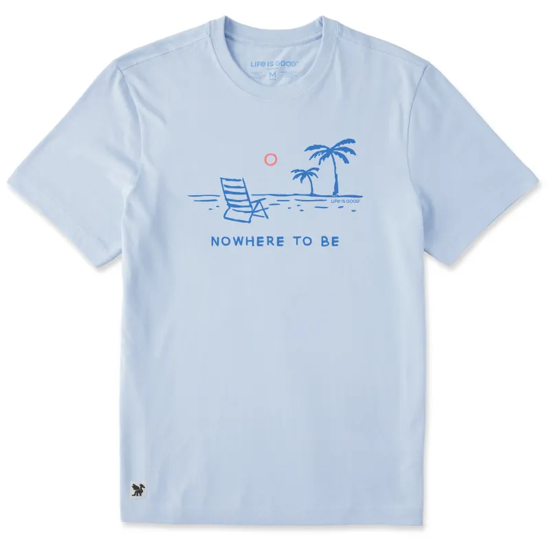 Men's Nowhere to Be Short Sleeve Crusher Tee made by Life is Good