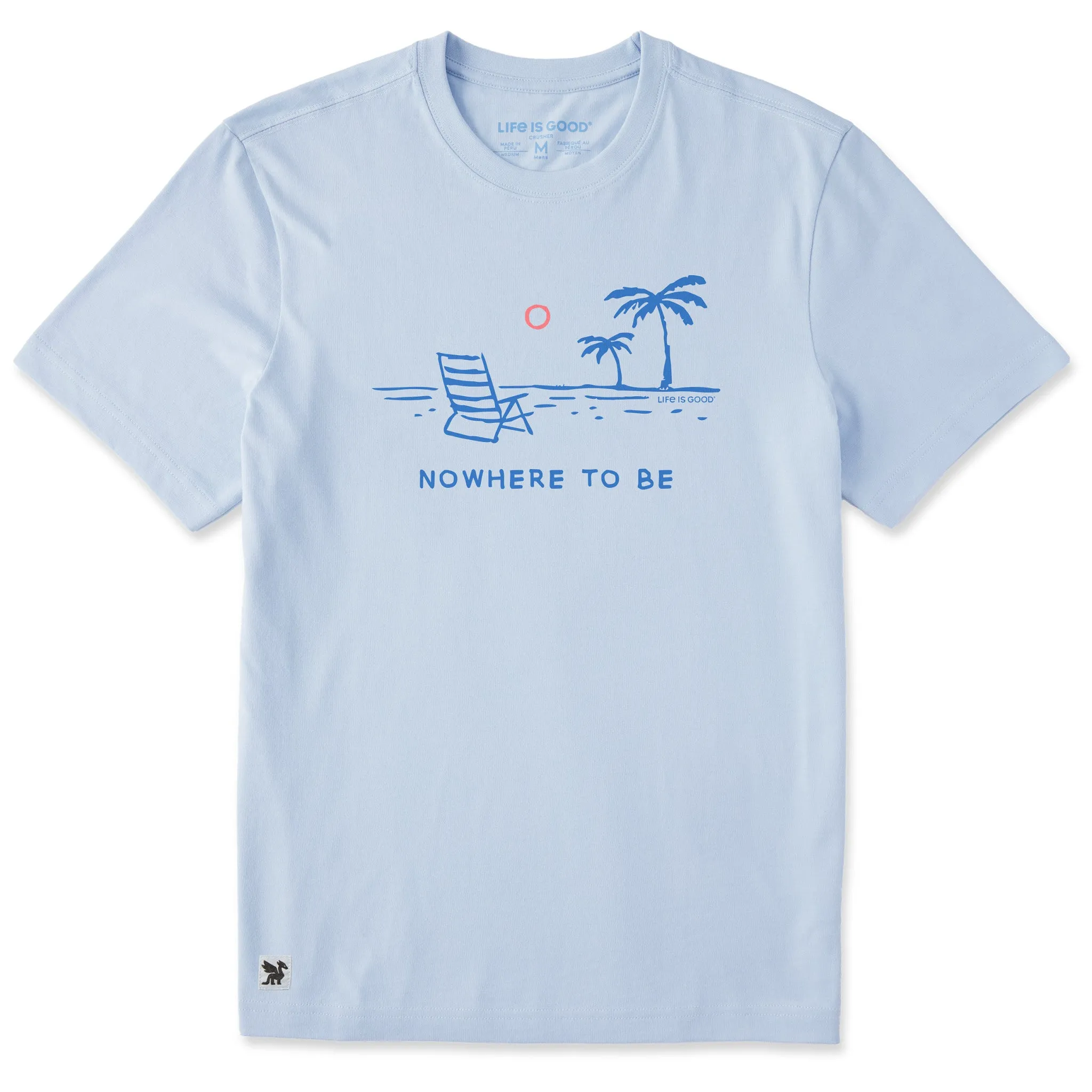 Men's Nowhere to Be Short Sleeve Crusher Tee sold by Life is Good
