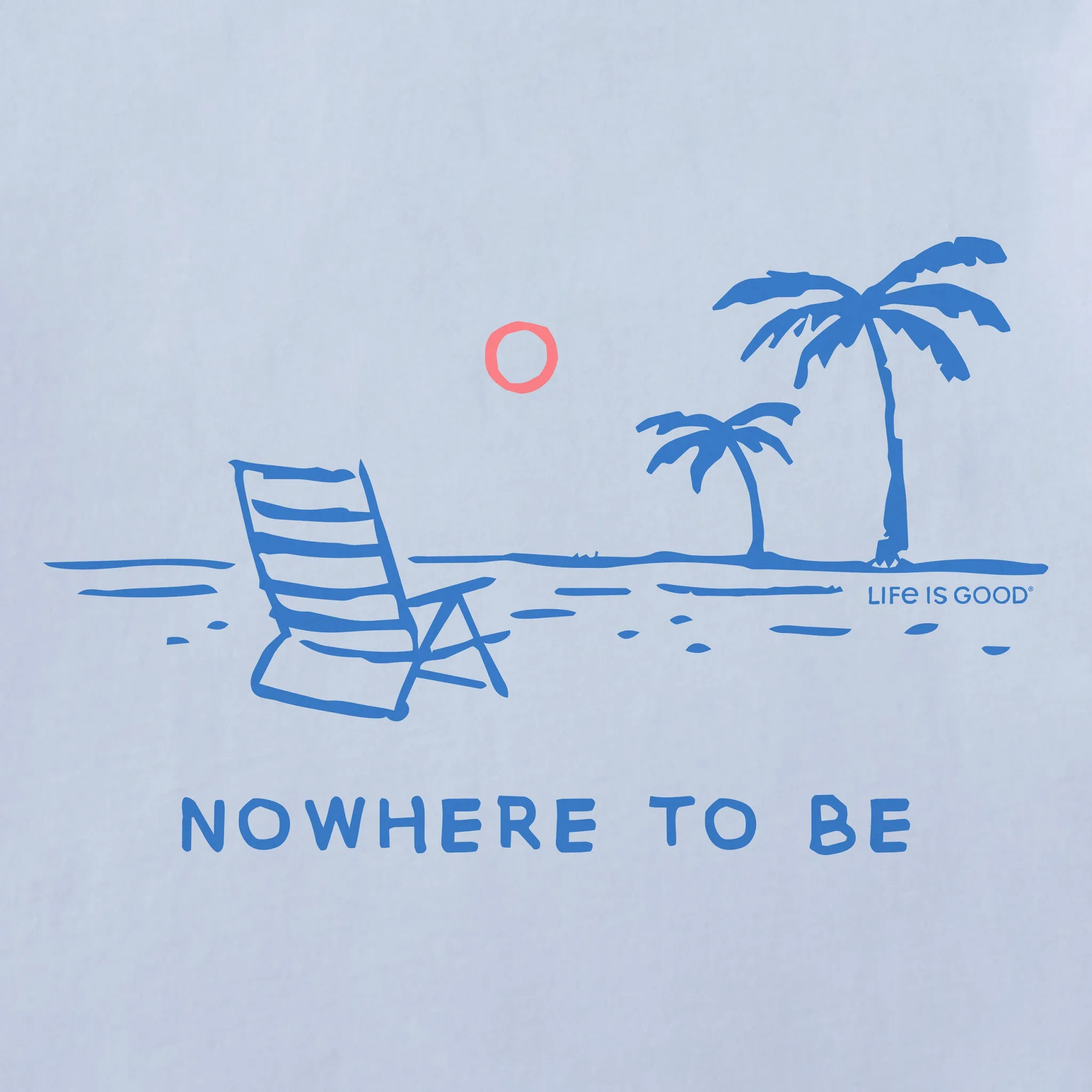Men's Nowhere to Be Short Sleeve Crusher Tee sold by Life is Good product image thumbnail 2