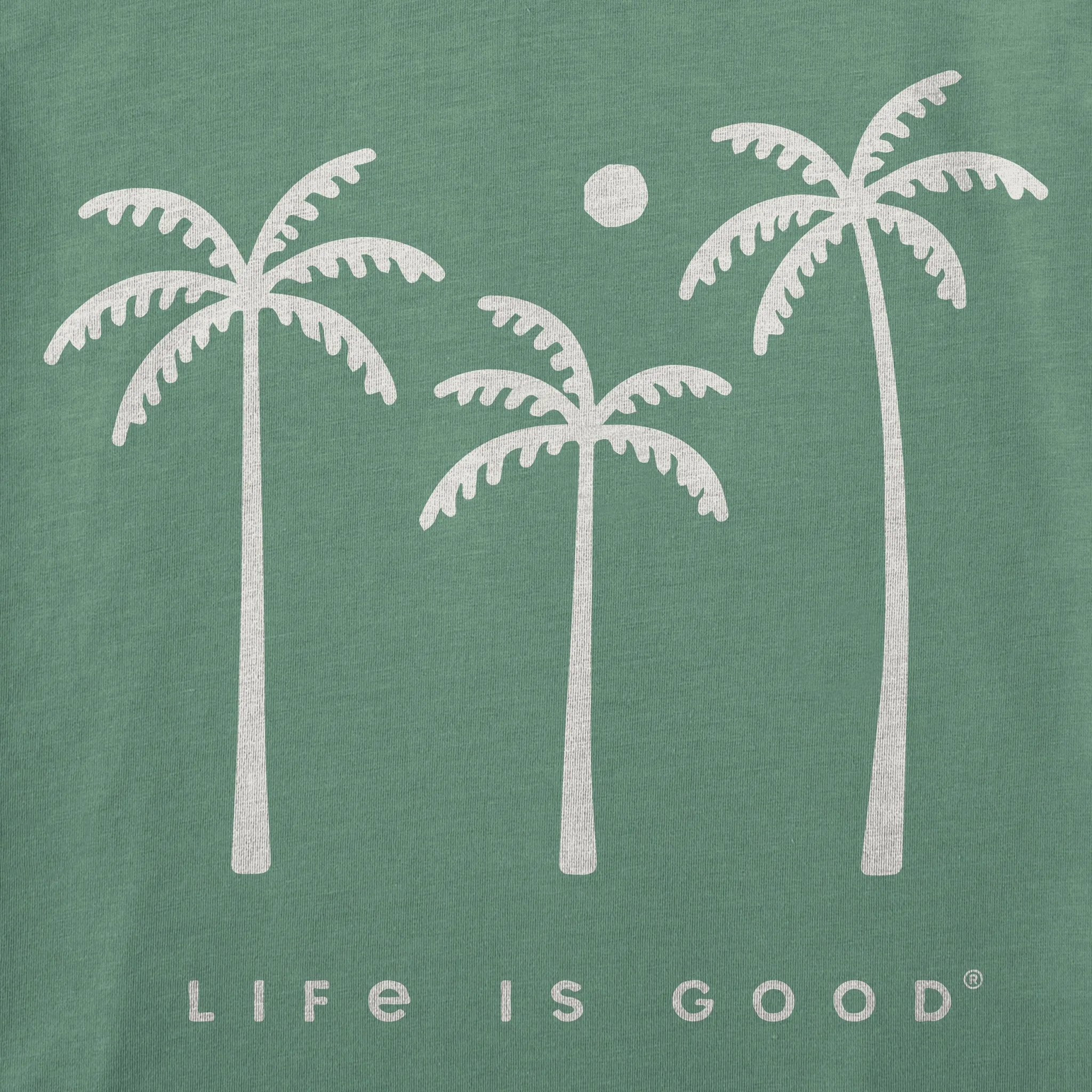 Men's Three Palm Trees Short Sleeve Crusher Tee sold by Life is Good product image thumbnail 2