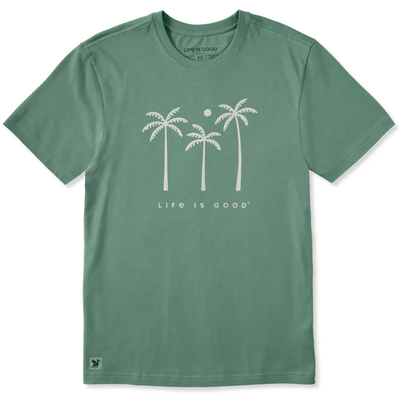 Men's Three Palm Trees Short Sleeve Crusher Tee made by Life is Good