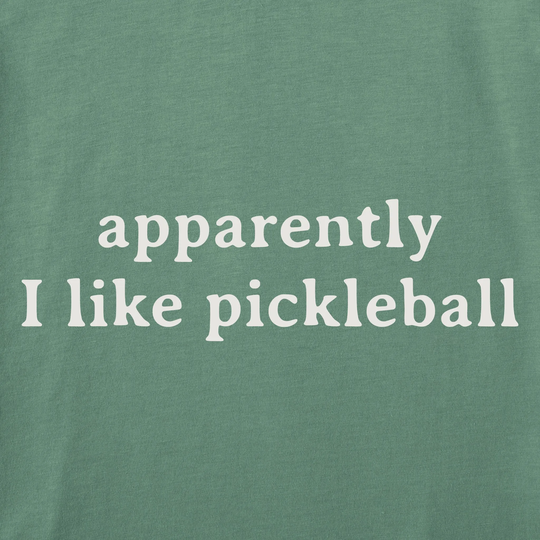 Men's Apparently I Like Pickleball Short Sleeve Crusher Tee sold by Life is Good product image thumbnail 2
