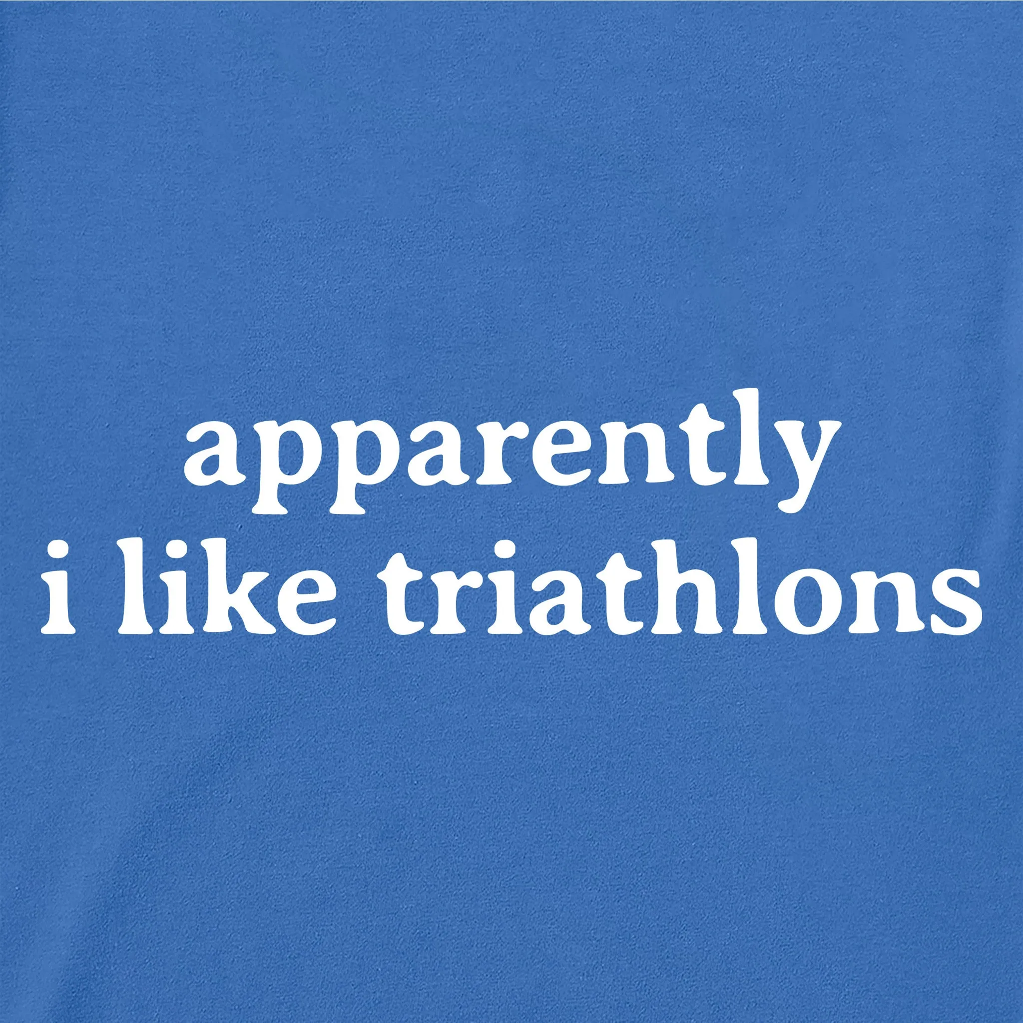 Women's Apparently I Like Triathlons Crusher Boxy Tank sold by Life is Good product image thumbnail 2