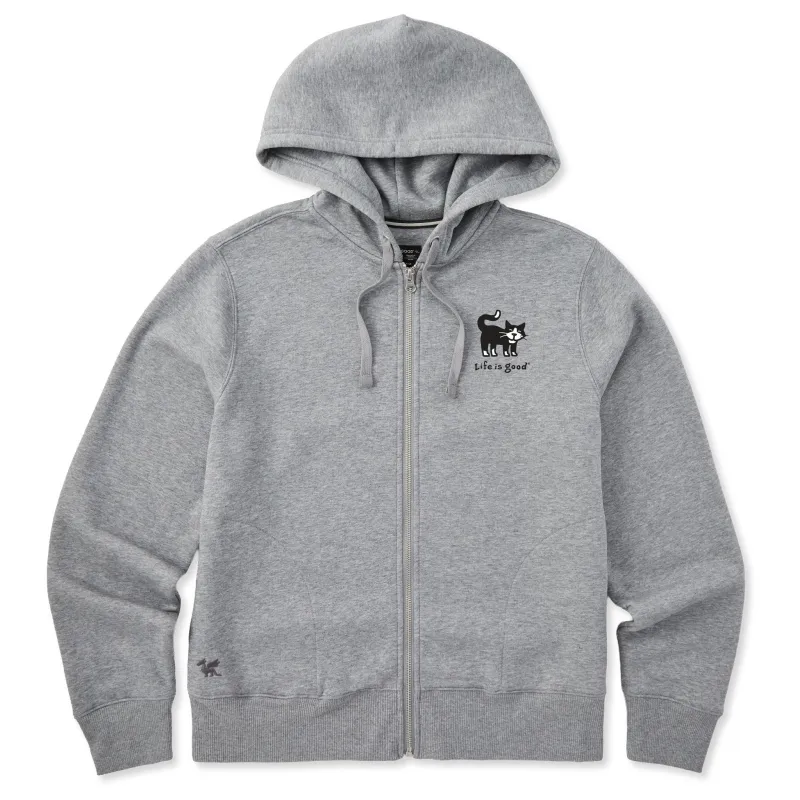 Women's Tuxedo Al Mini Good Vibes Zip Hoodie made by Life is Good