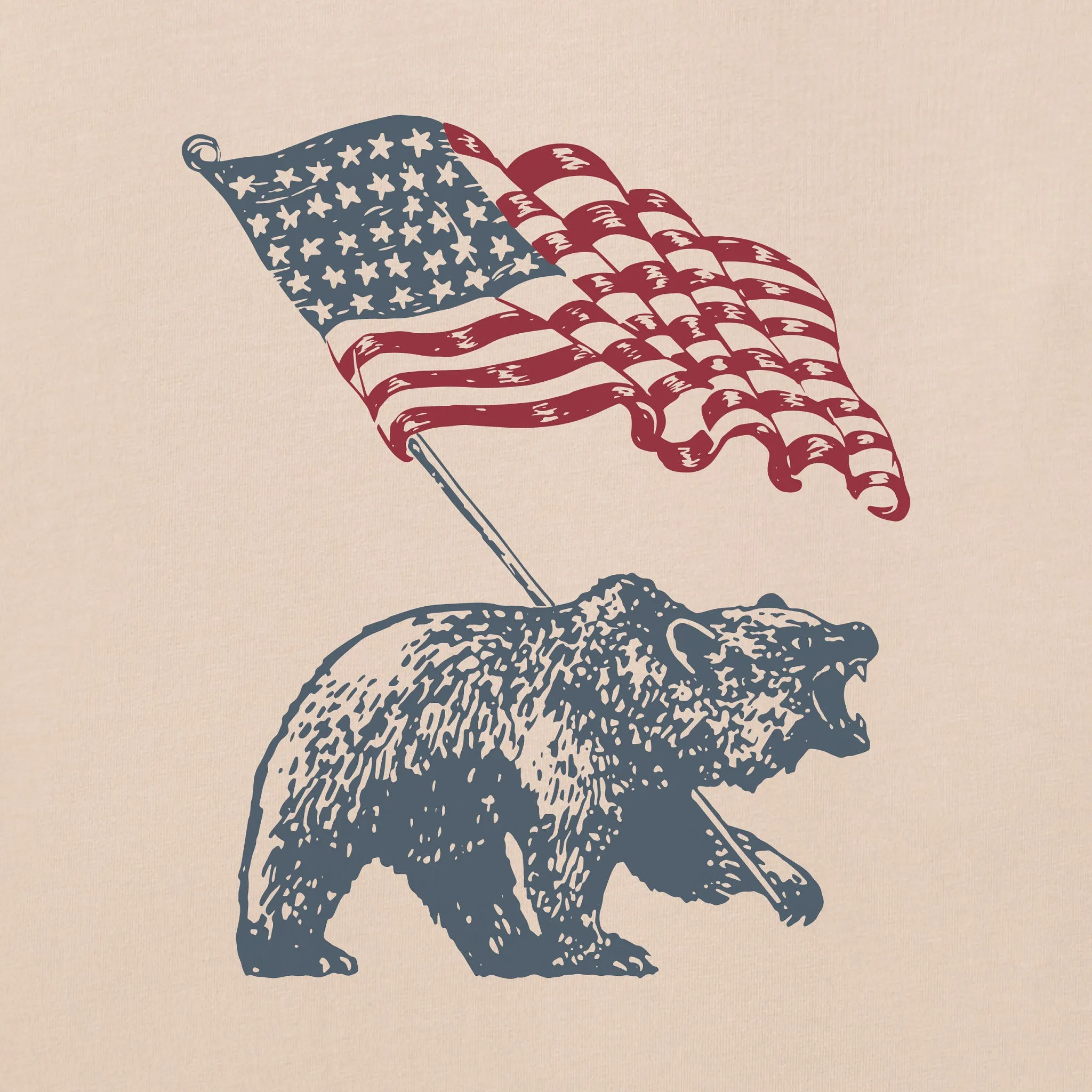 Men's American Bear Flag Short Sleeve Crusher-LITE Tee sold by Life is Good product image thumbnail 2