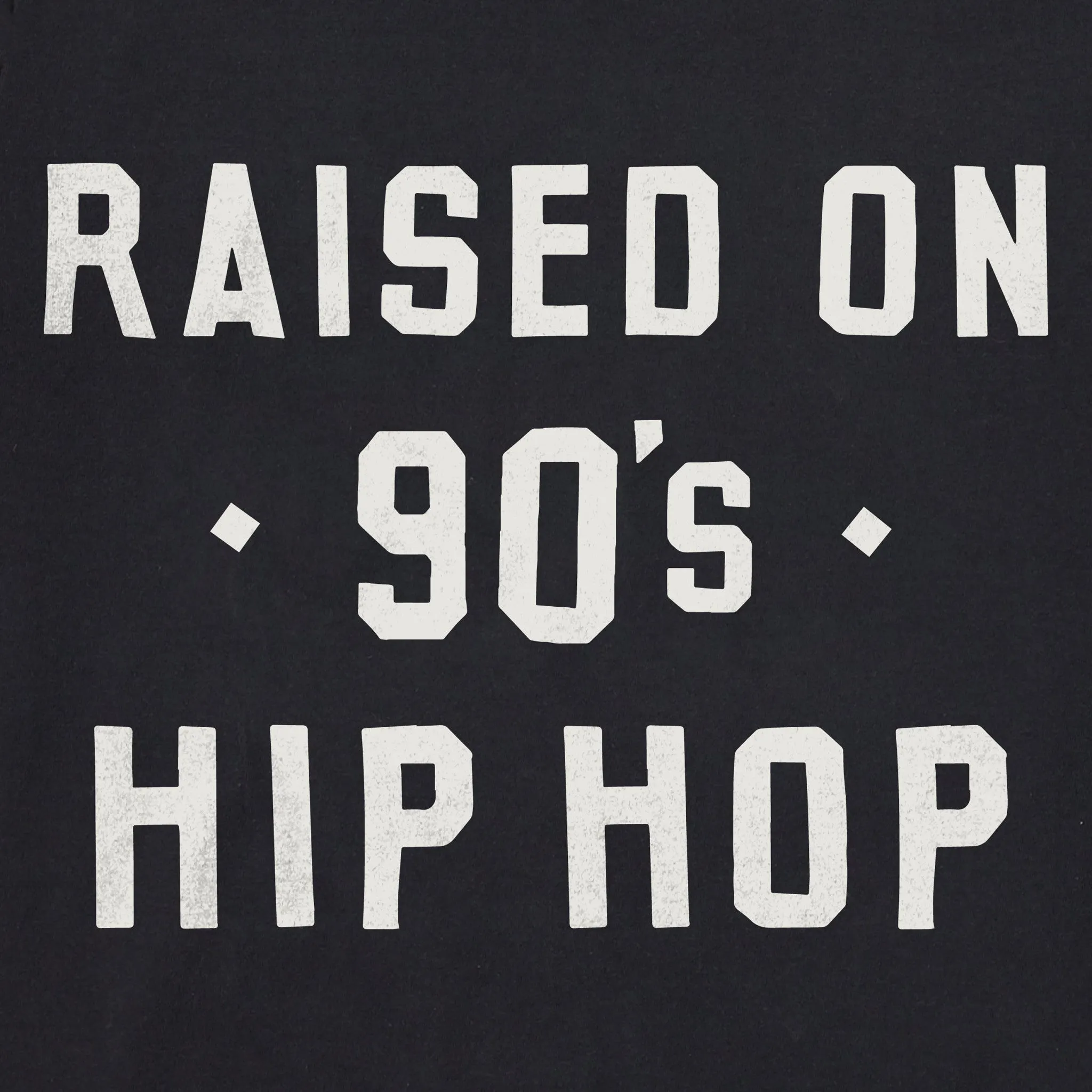 Women's Raised on 90s Hip Hop Crusher-LITE Shrunken Tee sold by Life is Good product image thumbnail 2