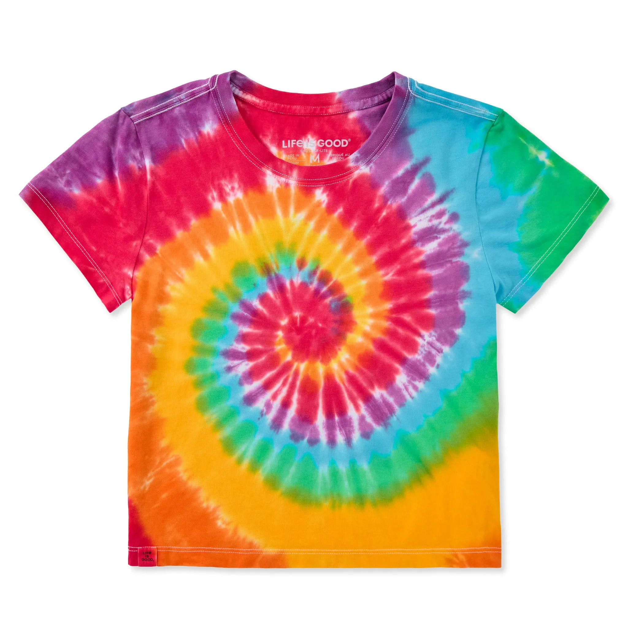 Women's Solid Crusher-LITE Shrunken Tie-Dye Tee sold by Life is Good product image thumbnail 2