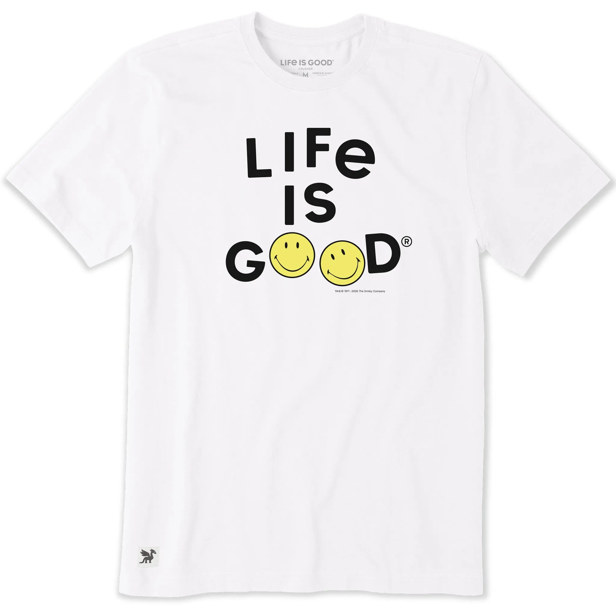 Men's LIG X Smiley Jumble Short Sleeve Crusher Tee sold by Life is Good product image thumbnail 5