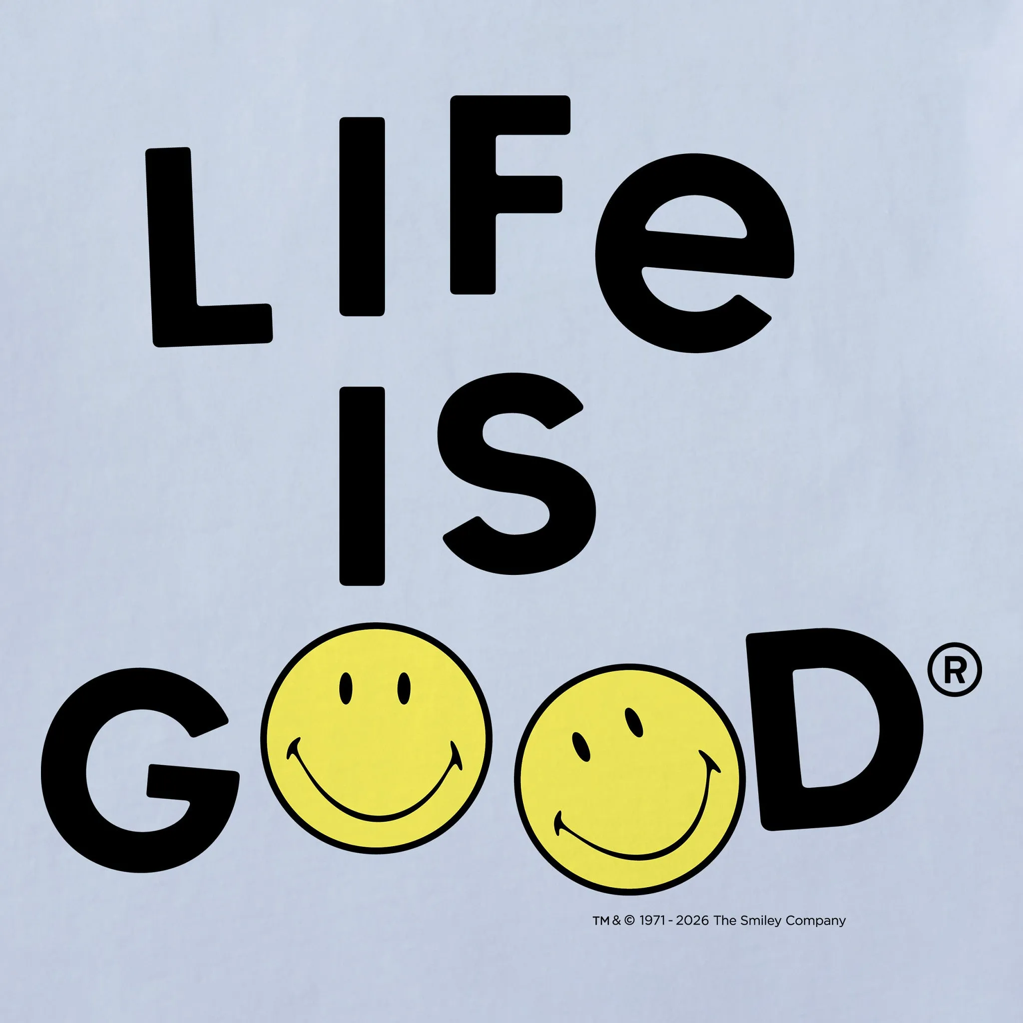 Men's LIG X Smiley Jumble Short Sleeve Crusher Tee sold by Life is Good product image thumbnail 2