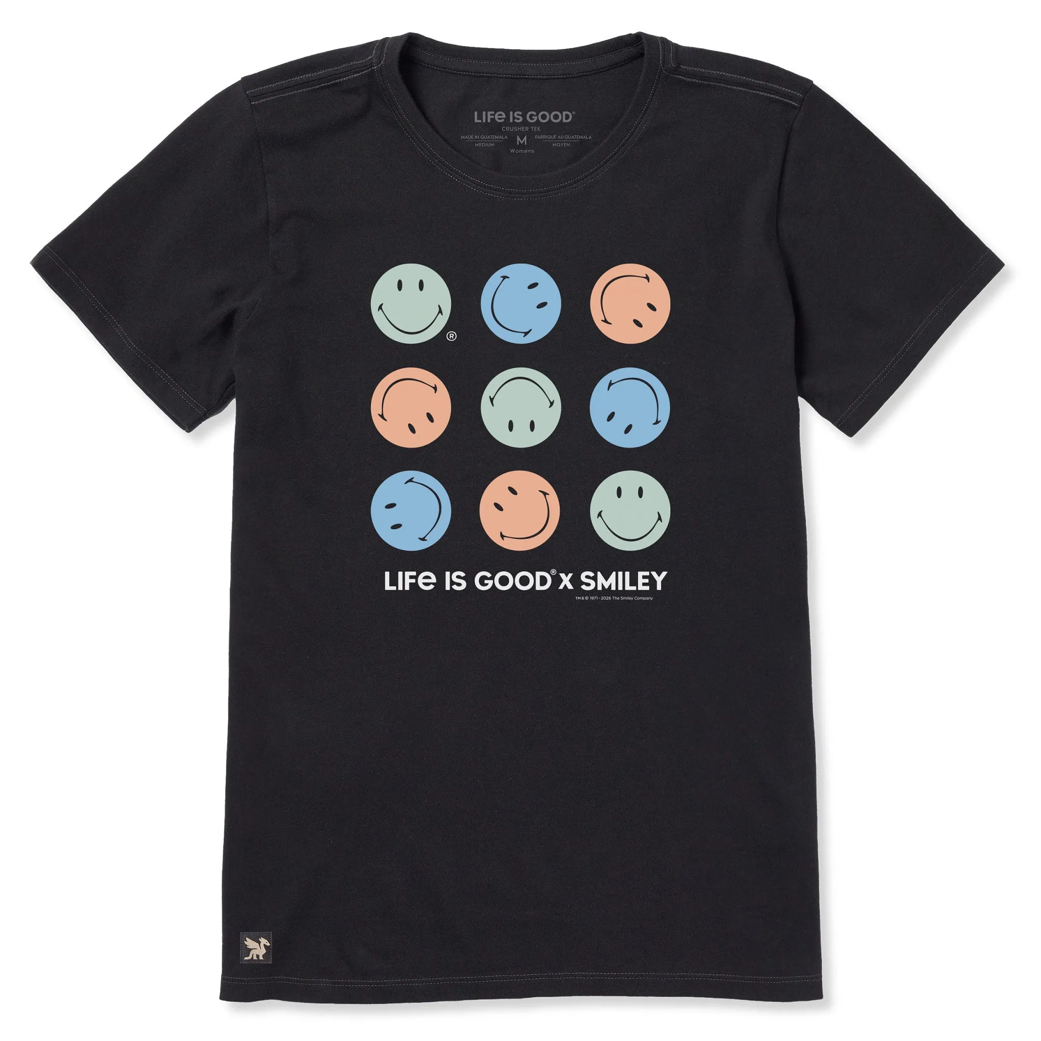 Women's LIG X Smiley Rotation Short Sleeve Crusher Tee sold by Life is Good product image thumbnail 3