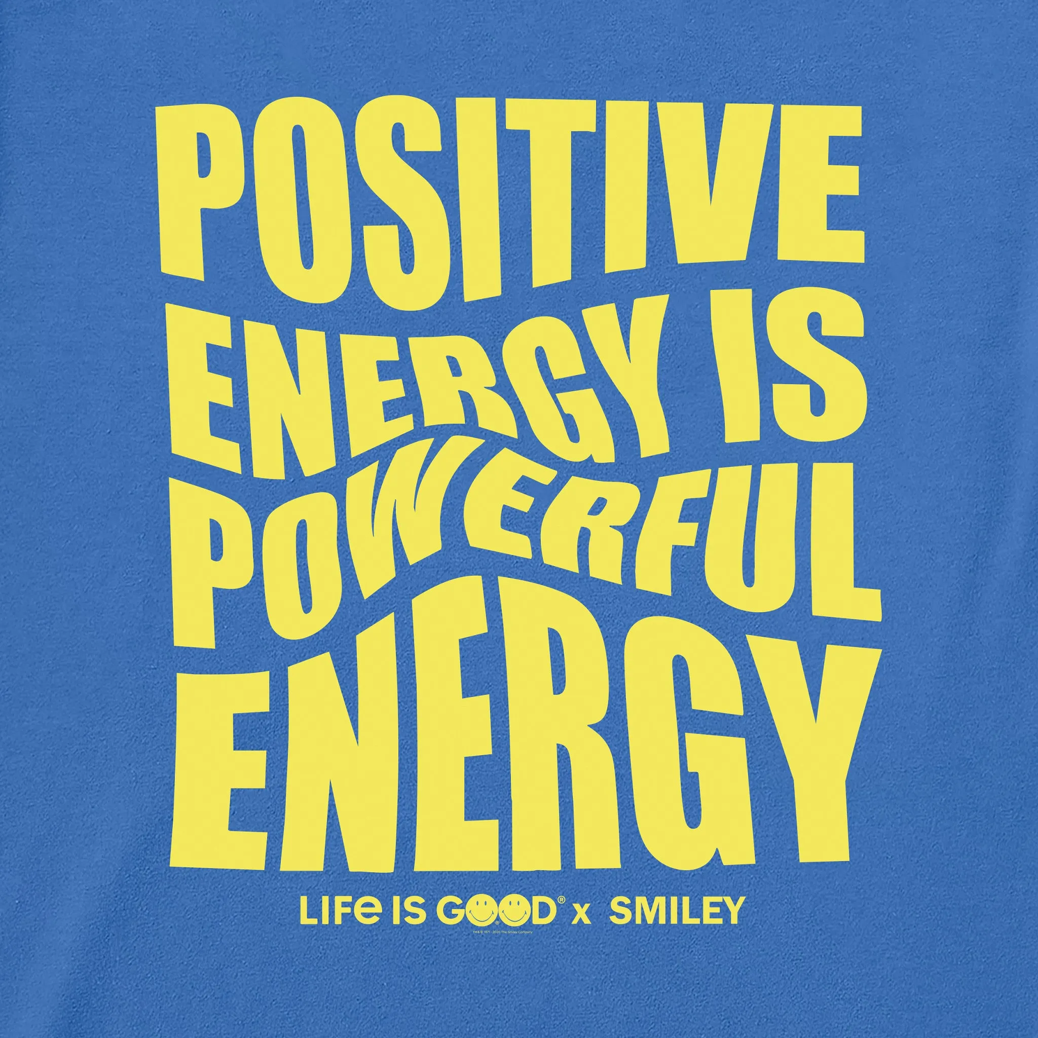 Men's LIG X Smiley Positive Energy Short Sleeve Crusher Tee sold by Life is Good product image thumbnail 5