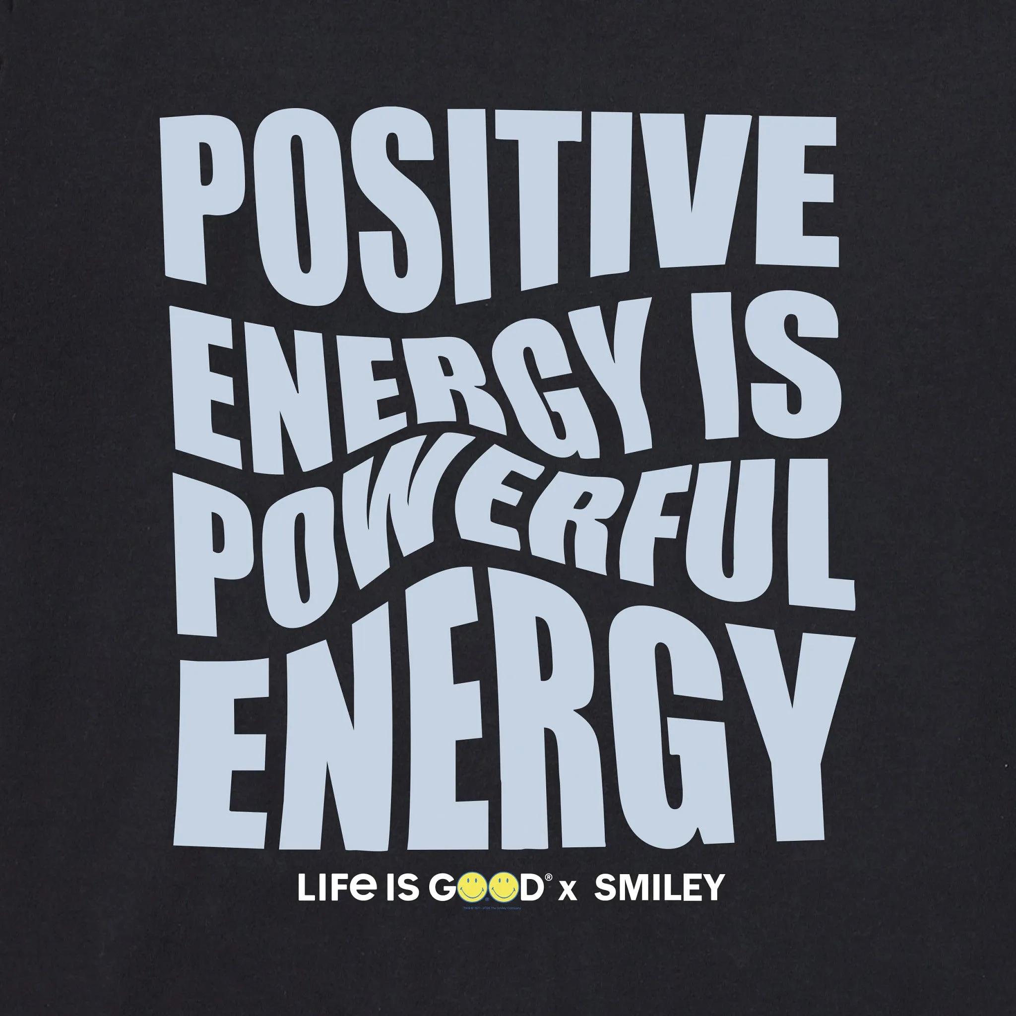 Men's LIG X Smiley Positive Energy Short Sleeve Crusher Tee sold by Life is Good product image thumbnail 2