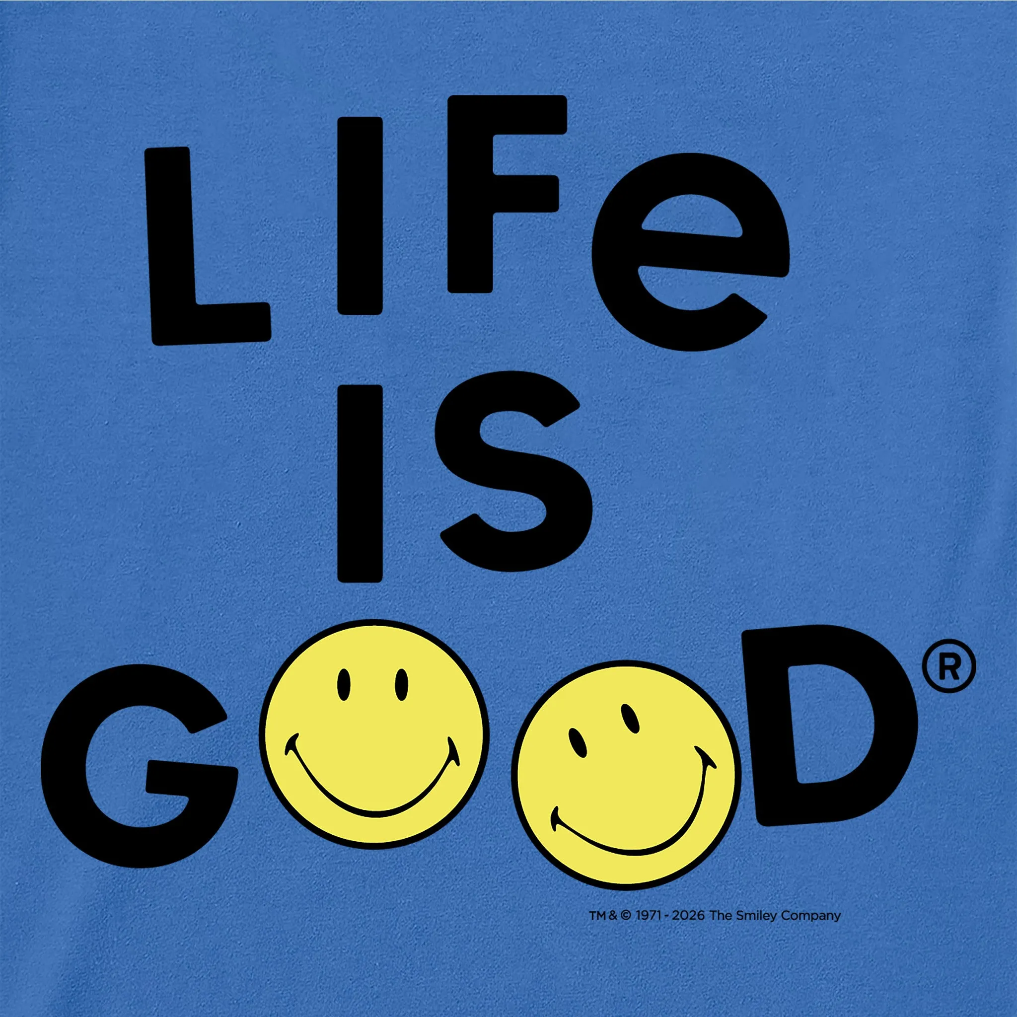 Women's LIG X Smiley Jumble Crusher-LITE Shrunken Tee sold by Life is Good product image thumbnail 4