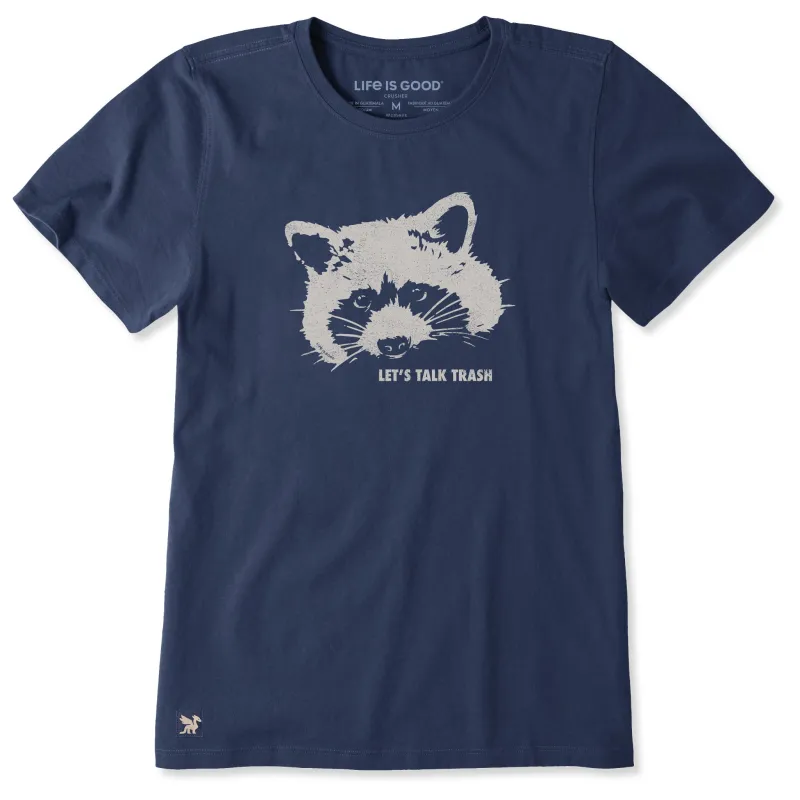 Women's Raccoon Short Sleeve Crusher-LITE Tee made by Life is Good