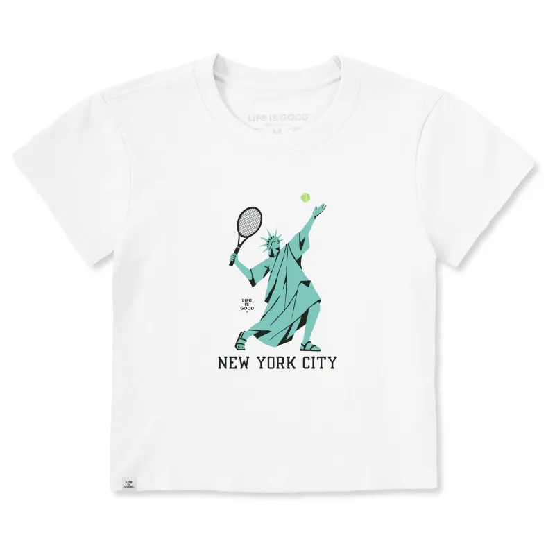 Women's New York City Tennis Crusher-LITE Shrunken Tee made by Life is Good